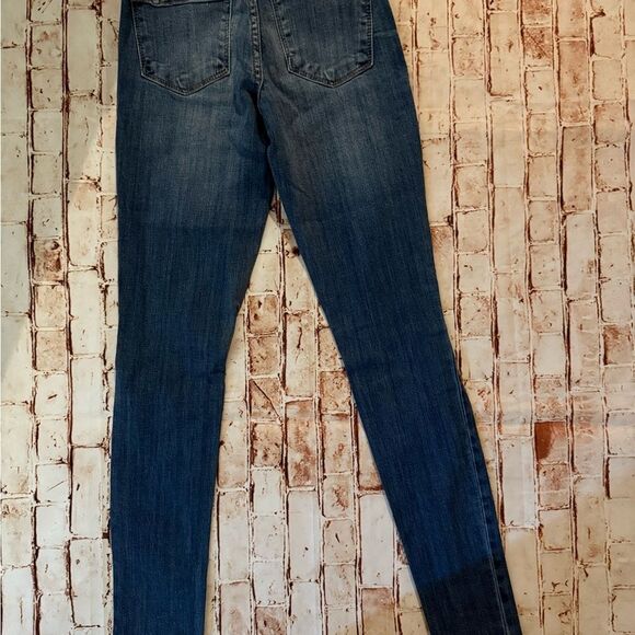 KanCan Blue Skinny Jeans Distressed Denim - Picture 4 of 11
